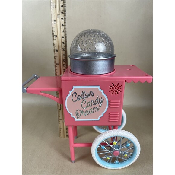 Battat Glitter Girls Cotton Candy Machine Stand & Donut Delivery‎ Scooter Work - Picture 13 of 16